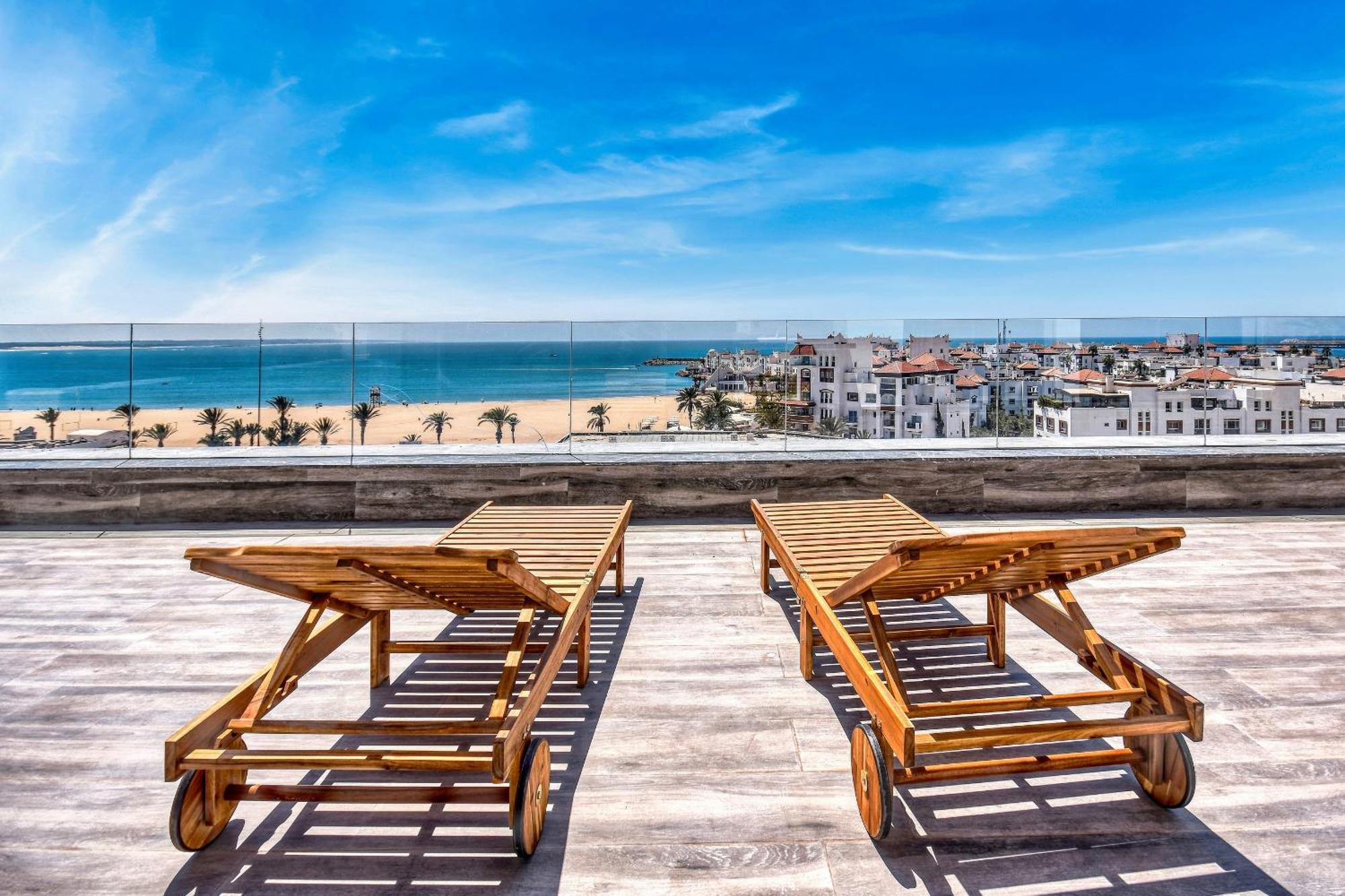 Luxury Seafront Appartement 6-7P Agadir Extérieur photo