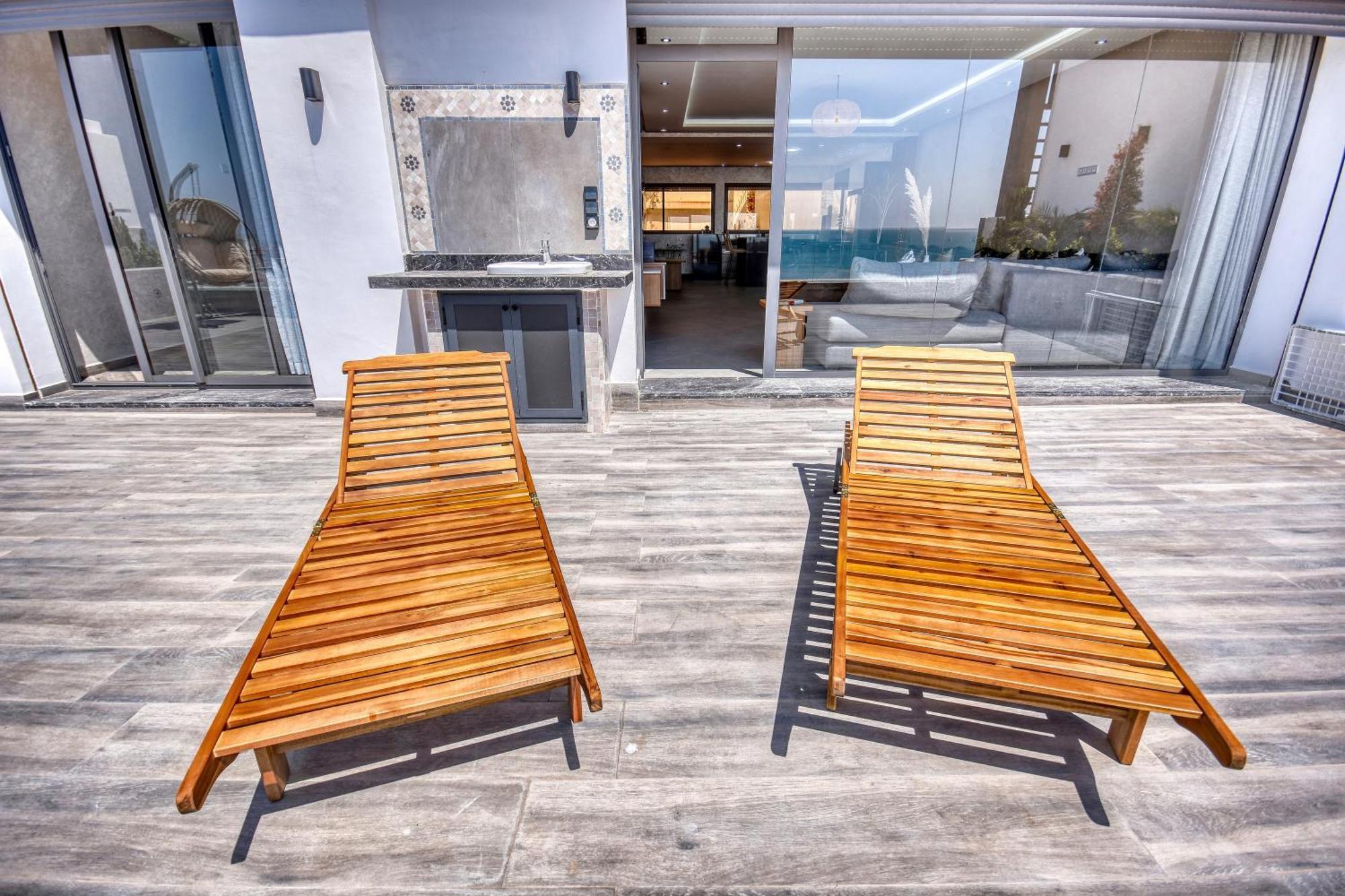 Luxury Seafront Appartement 6-7P Agadir Extérieur photo