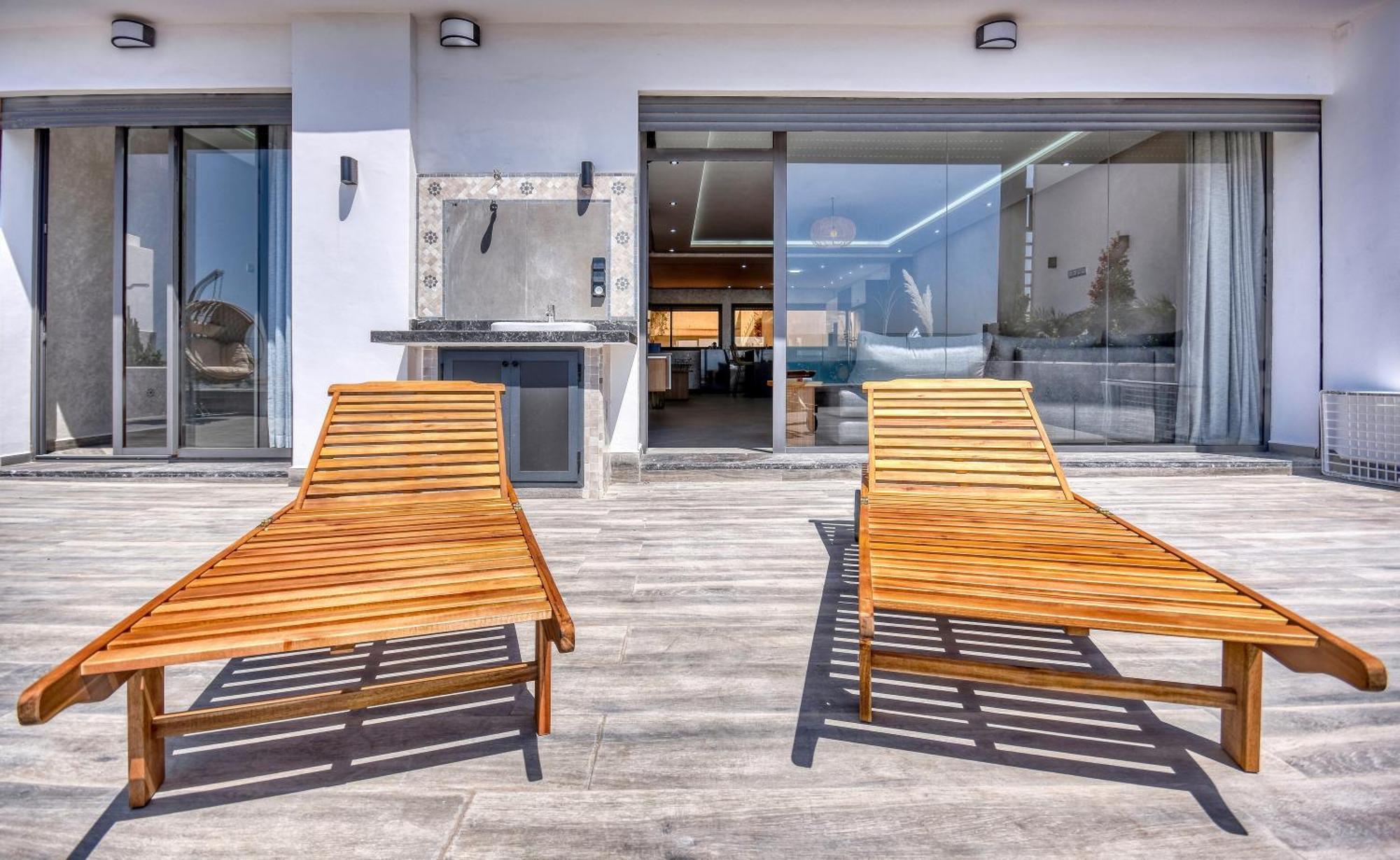 Luxury Seafront Appartement 6-7P Agadir Extérieur photo