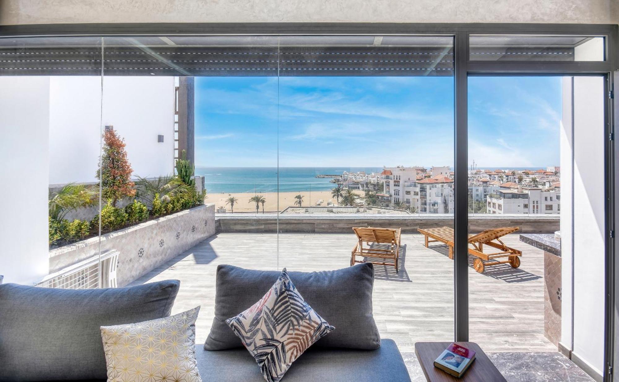 Luxury Seafront Appartement 6-7P Agadir Extérieur photo