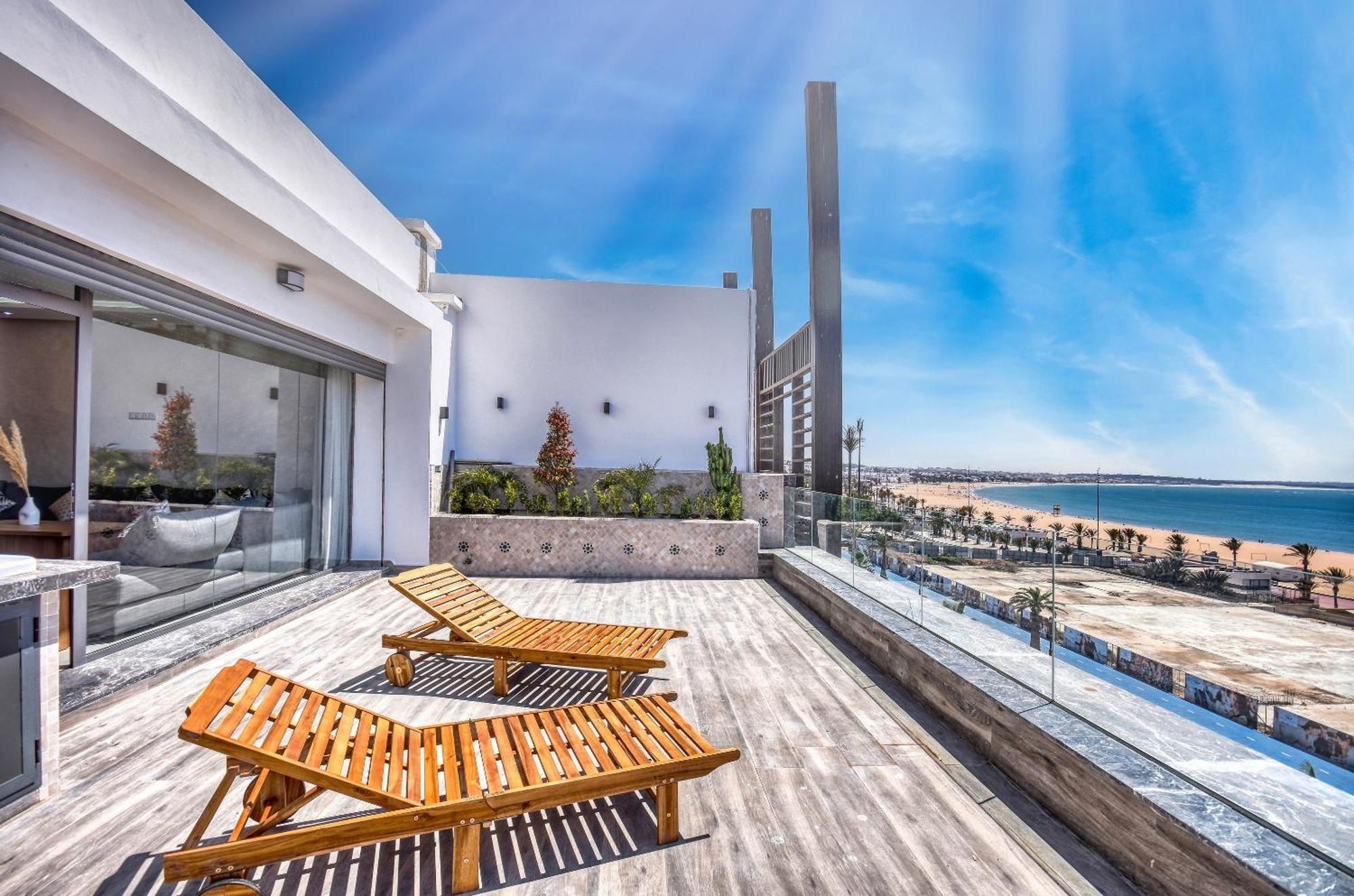 Luxury Seafront Appartement 6-7P Agadir Extérieur photo